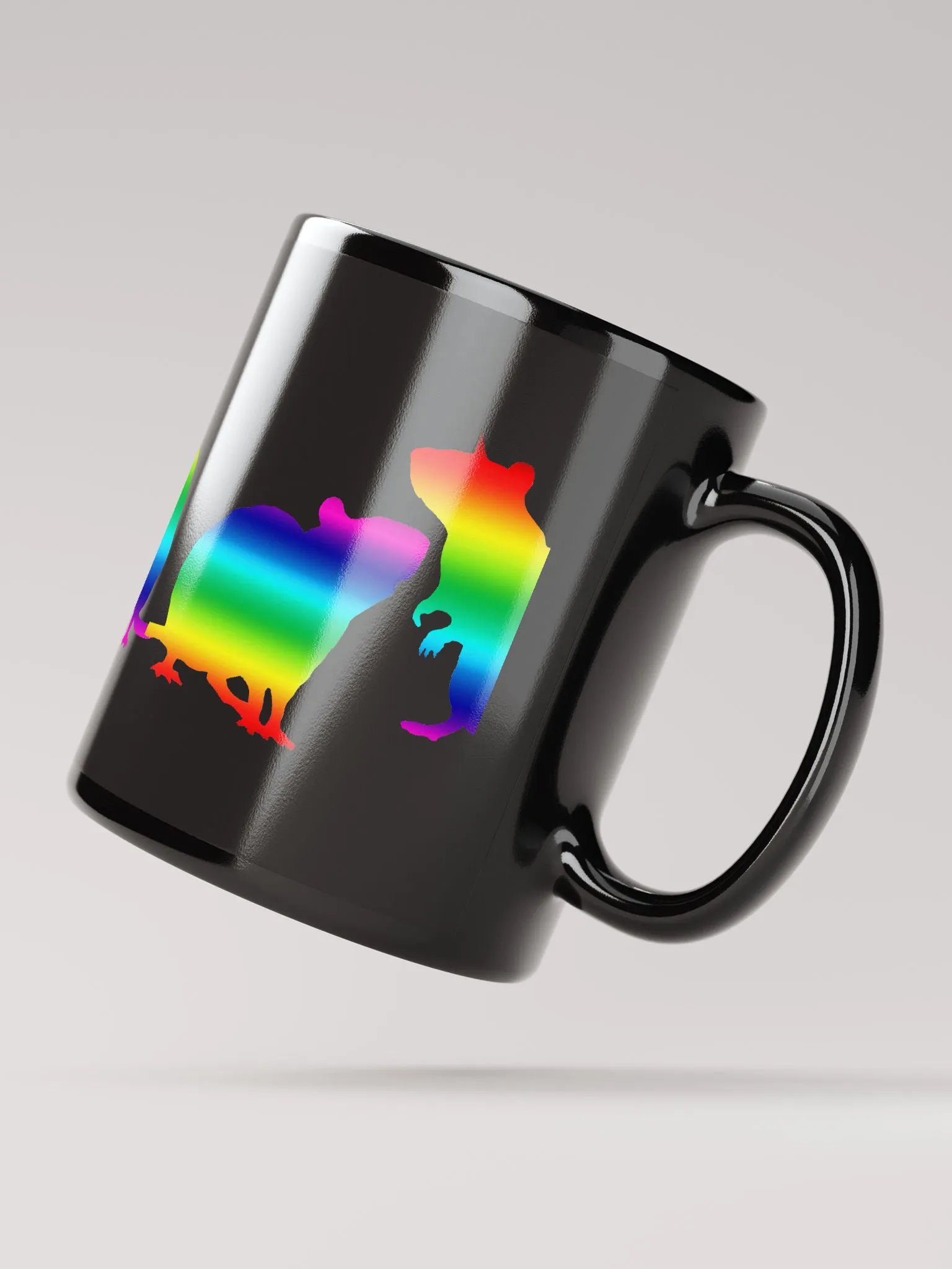 Rainbow rats mug product image (2)