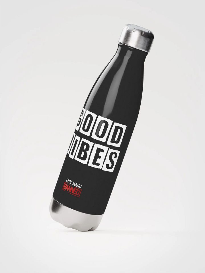 Good Vibes Stainless Steel Water Bottle product image (2)