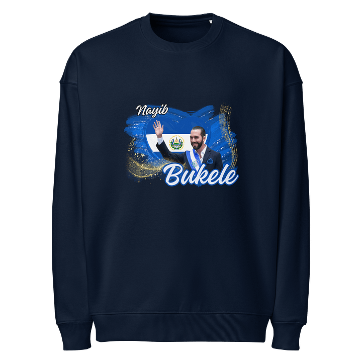 El Salvador President Nayib Bukele Wave Sweatshirt product image (1)