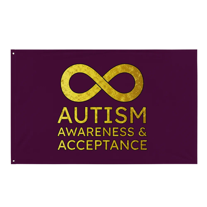 Autism Awareness & Acceptance Flag (Pink) product image (1)