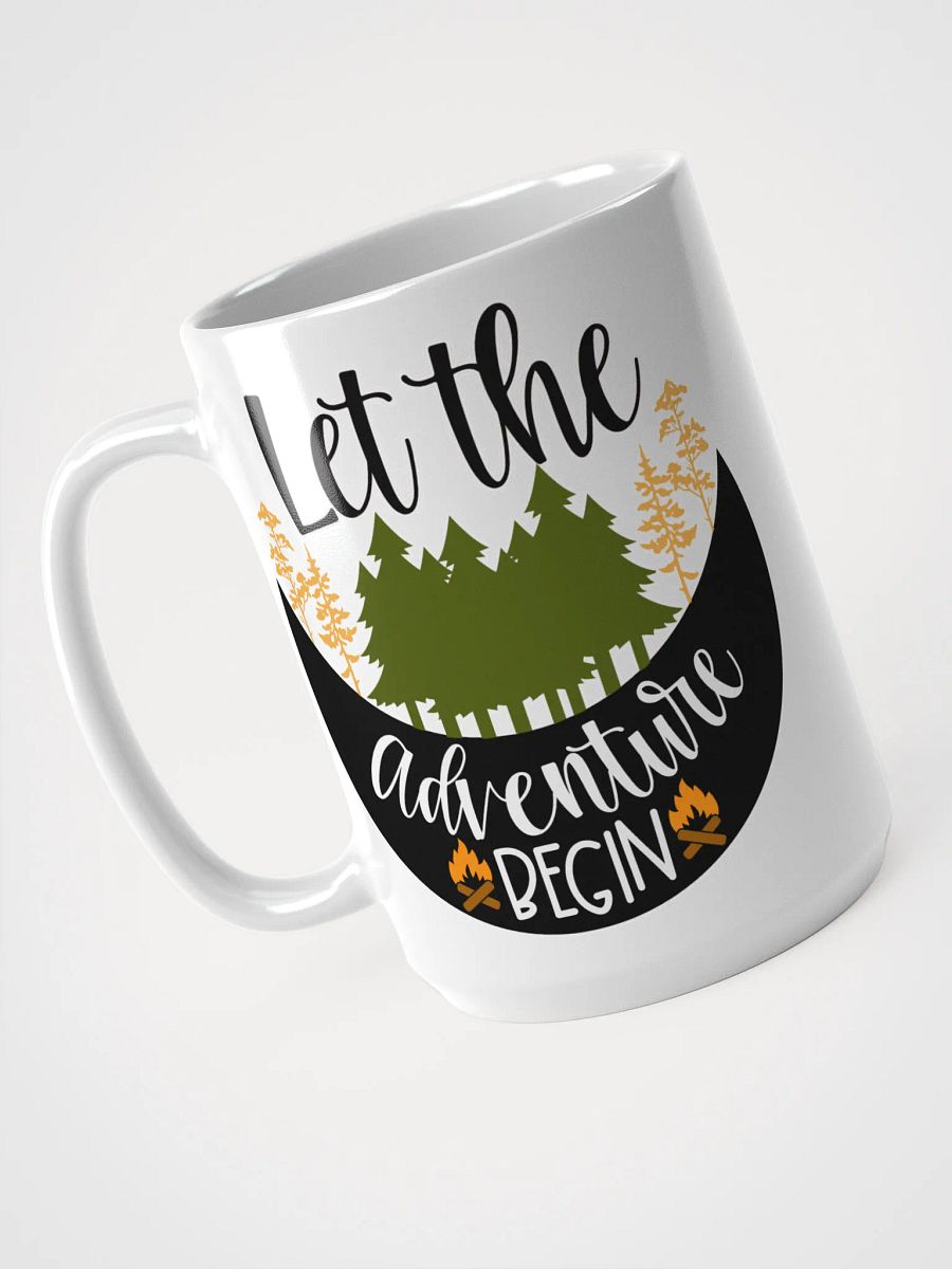Adventure Begins White Coffee Mug product image (3)