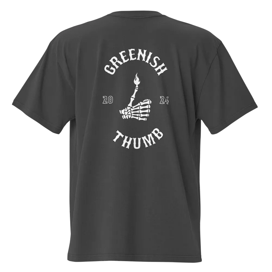 GREENISH THUMB 👍🏼🔥 oversized tee product image (2)
