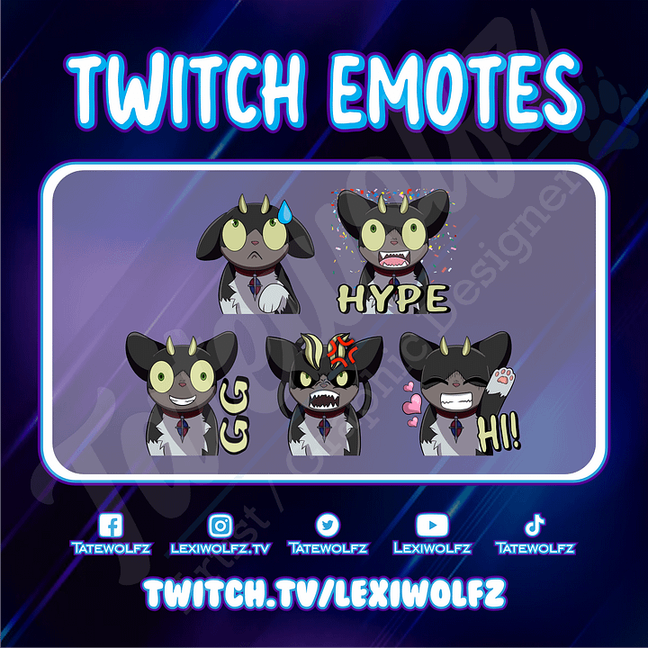 Twitch Emotes: Blue Exorcist Kuro product image (1)