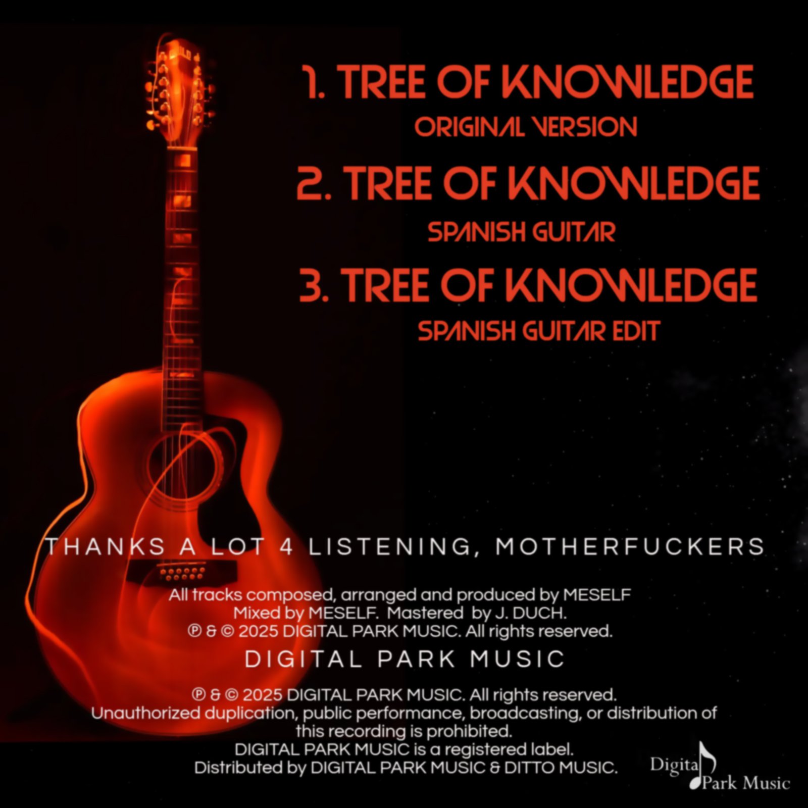 TREE OF KNOWLEDGE (SPANISH GUITAR VERSION) (MESELF) product image (2)