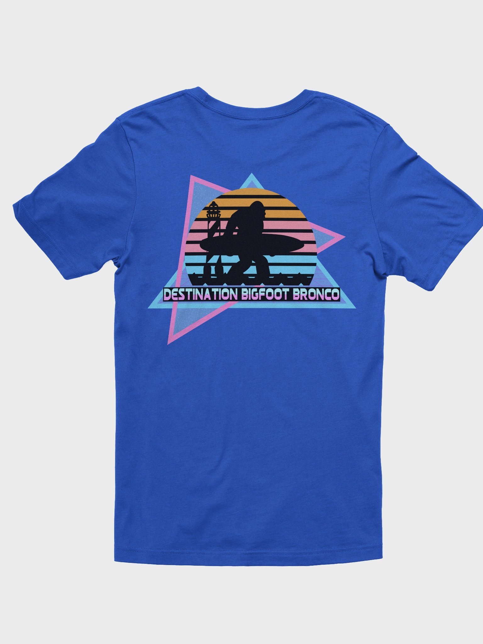 Destination Bigfoot Bronco Retro-Inspired T-Shirt (Blue) product image (2)