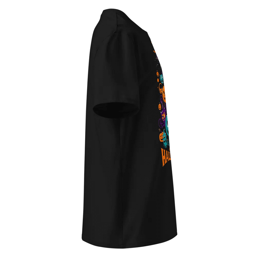 Retro Happy Halloween Black Tee product image (3)