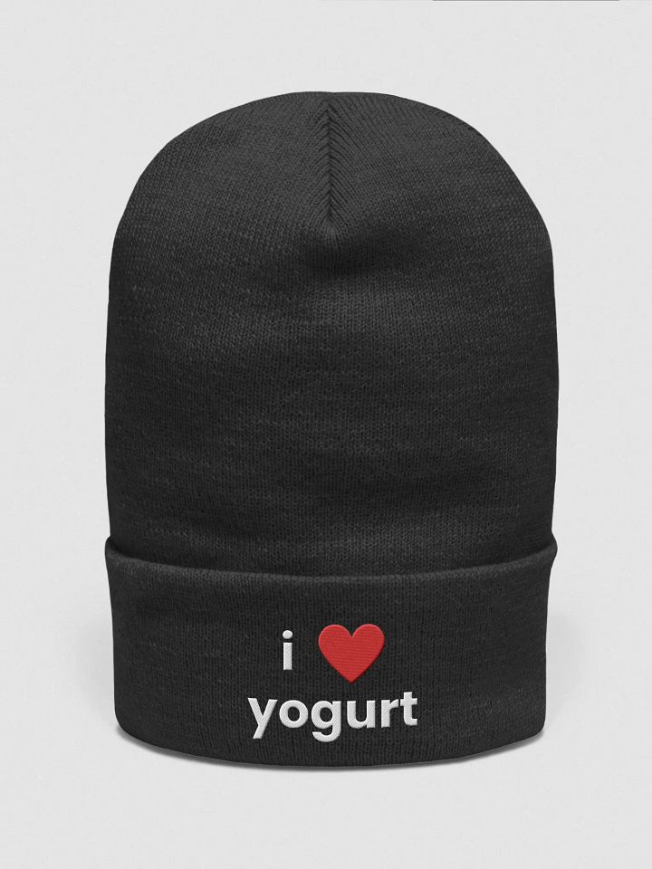 "i ❤ yogurt" embroidered beanie product image (4)