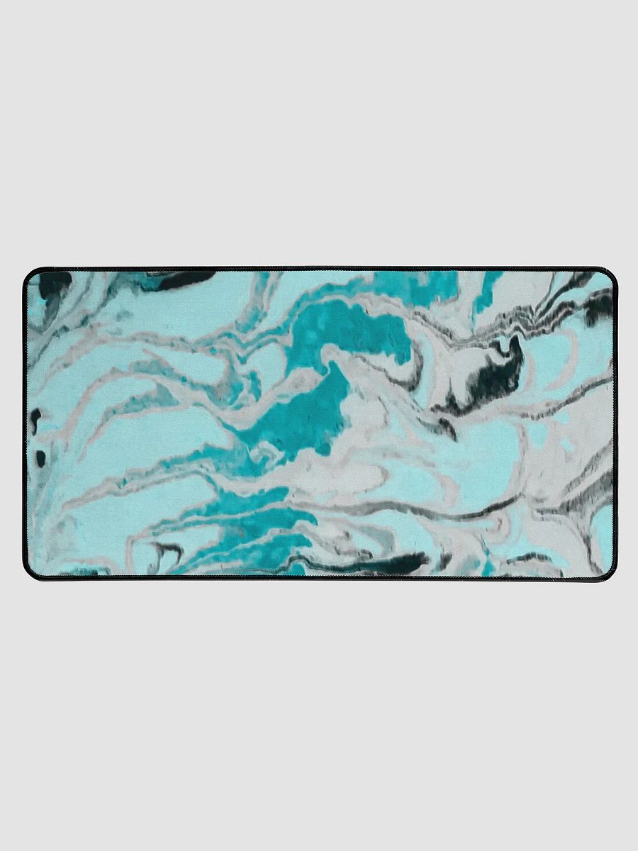 Fluid Turquoise Art Desk Mat product image (1)