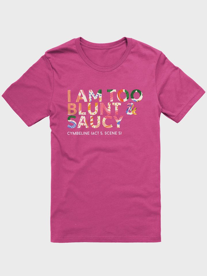 "I am too blunt and saucy" Shakespeare Quote Women's T-shirt product image (2)
