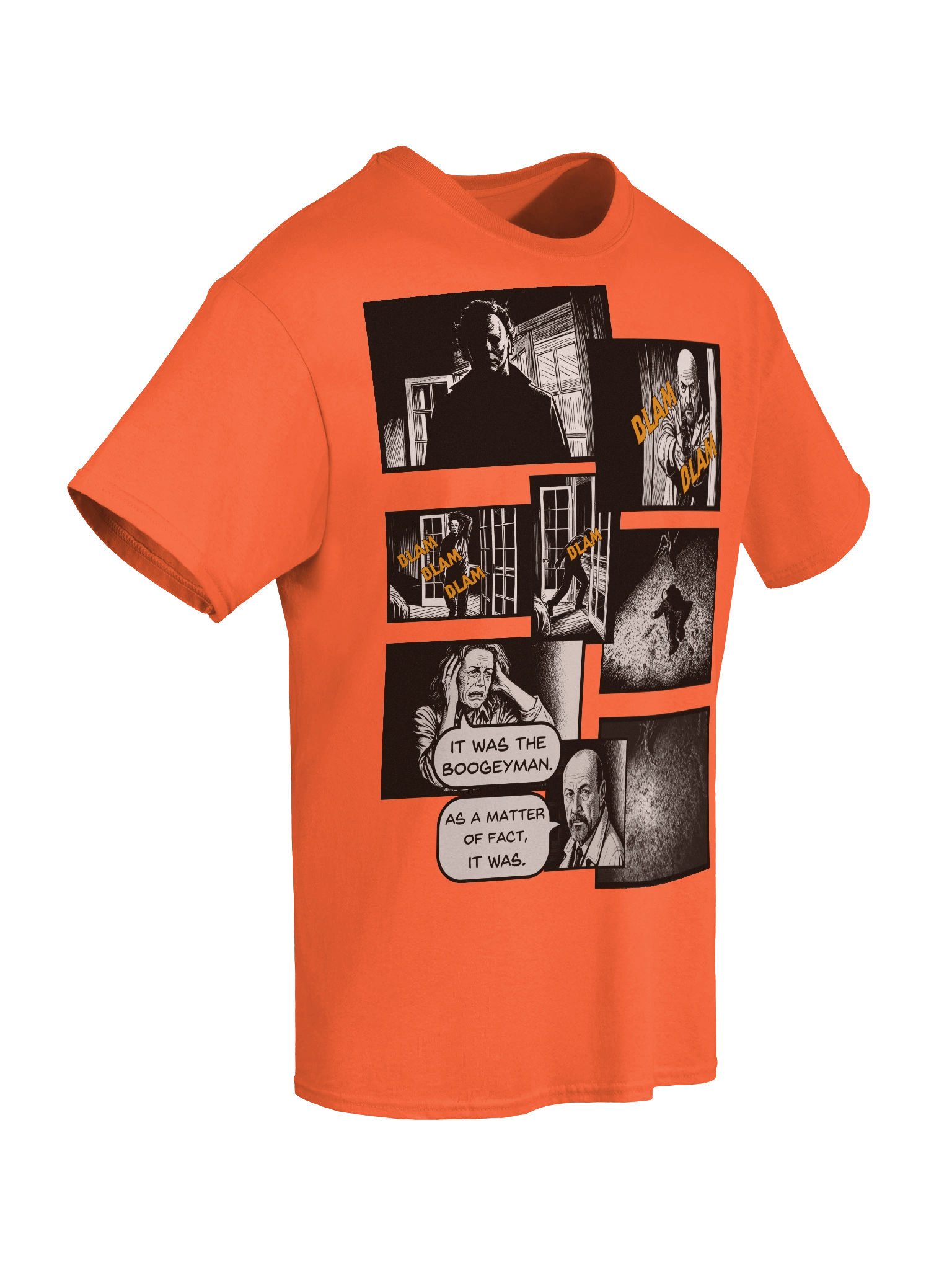 Halloween inspired It Was The Boogeyman Scene Tee product image (68)
