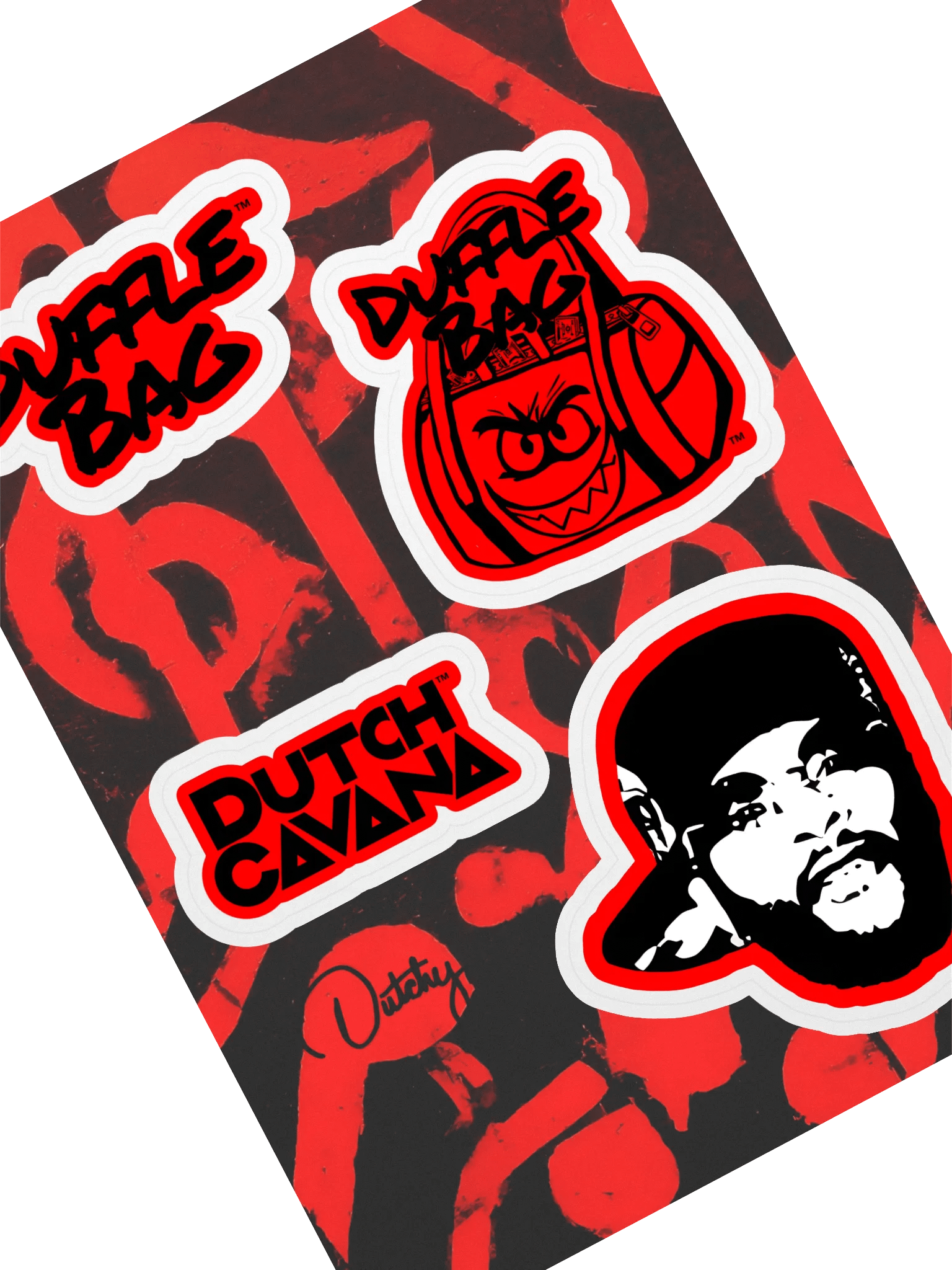 Duffle Bag Dutch Sticker Sheet product image (1)