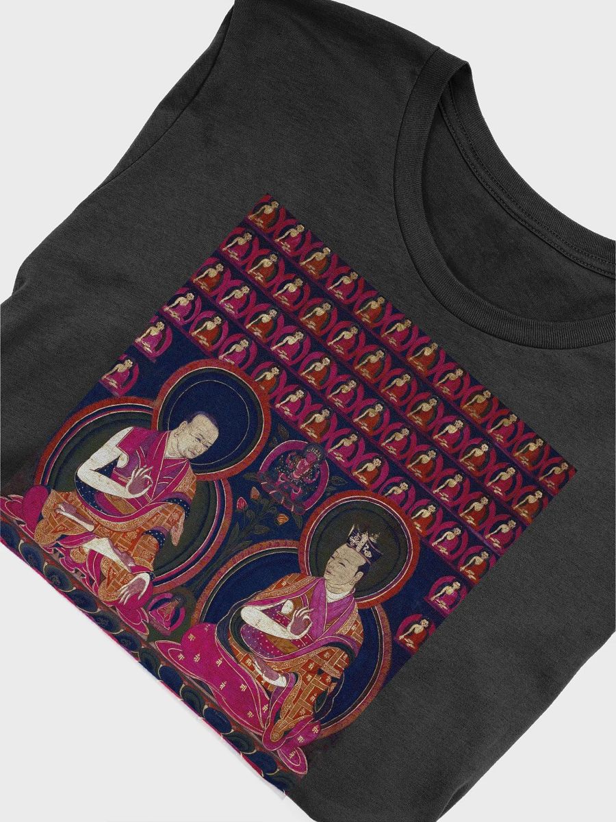 Mikyo Dorje and Sangye Nyenpa Traditional Buddhist Thangka Art Unisex T-Shirt product image (5)