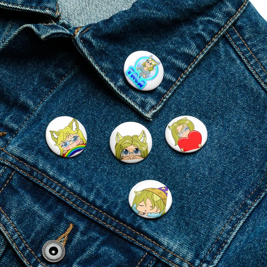 Galactic Gamer Cat Pin Set product image (16)