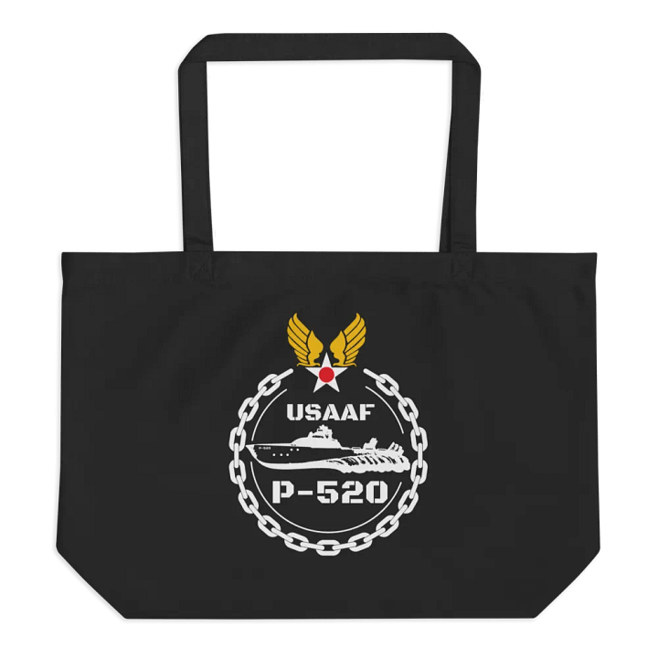 P-520 Crashboat Organic Cotton Twill Tote Bag product image (1)