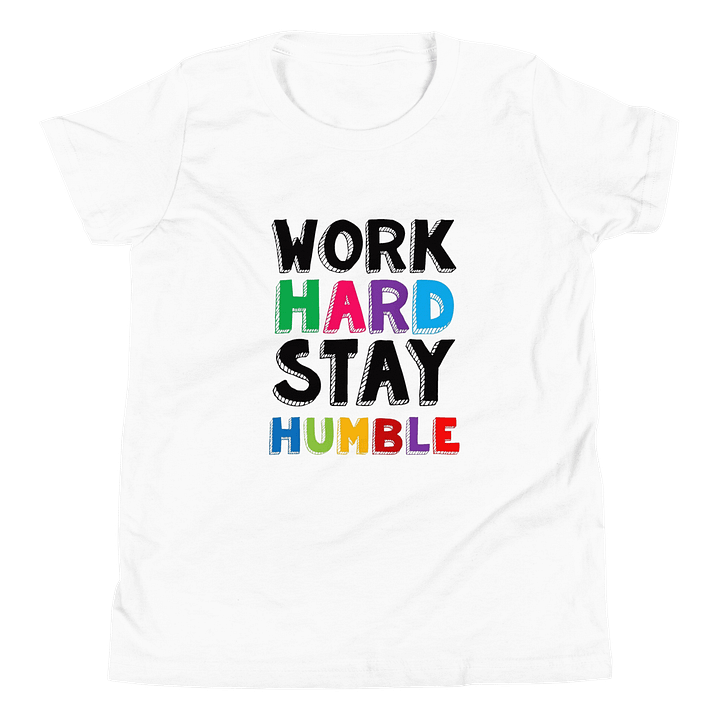 Work Ethic Message Youth T-Shirt product image (1)