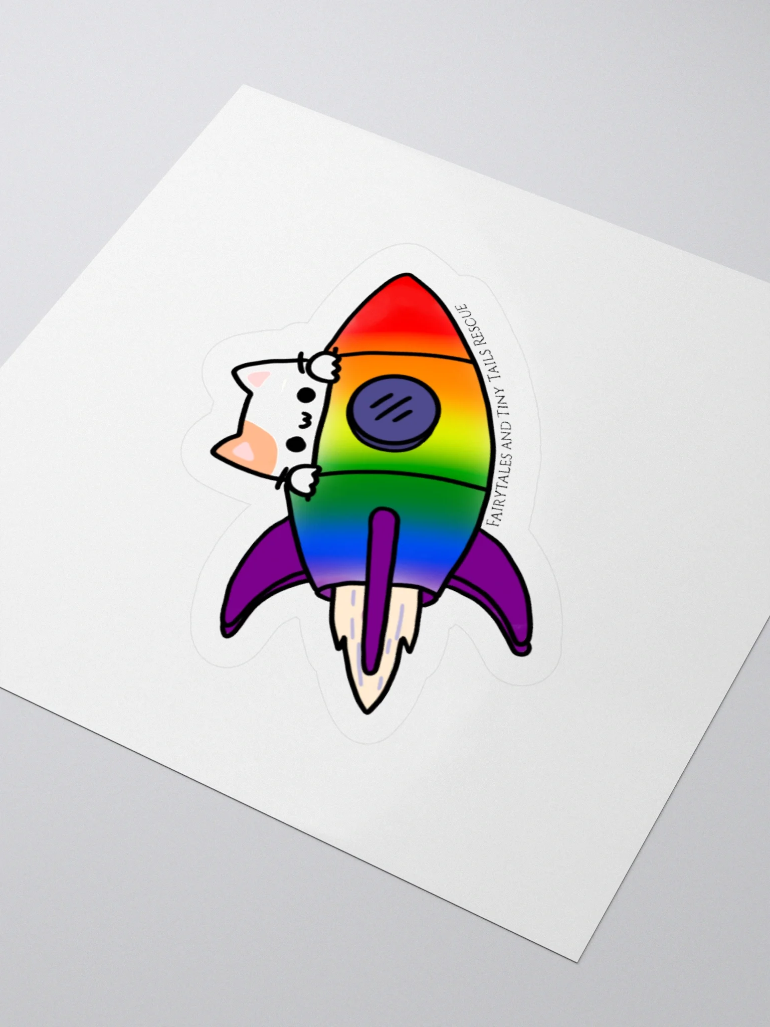 Gay Pride Rocket Cat product image (7)