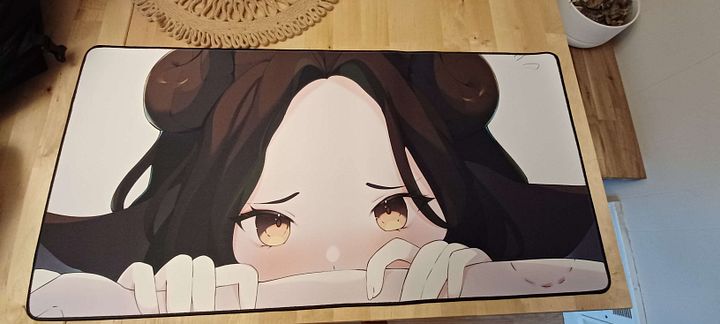 Sorry I bite Desk Mat product image (1)