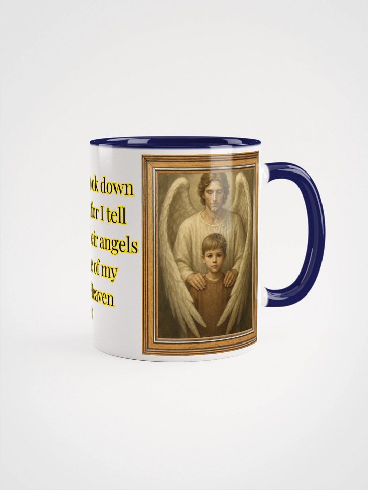 Angels Watch Over Them (Male) 2-Tone Ceramic Mug product image (1)
