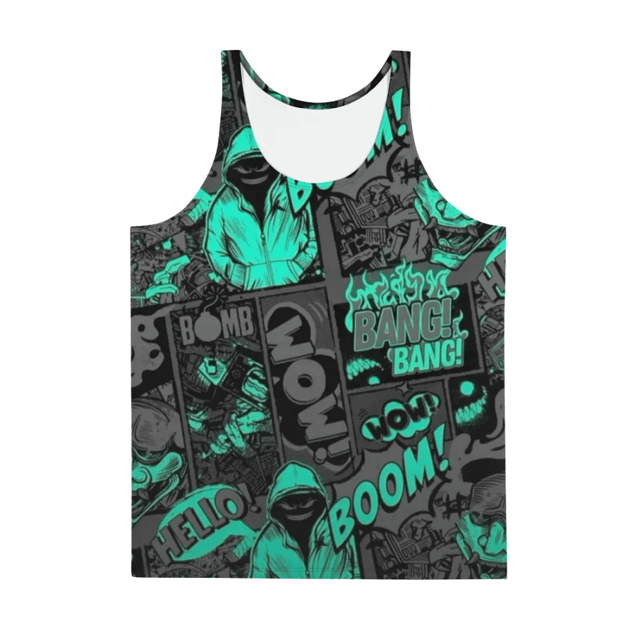Urban Vibes Comic Tank Top product image (2)