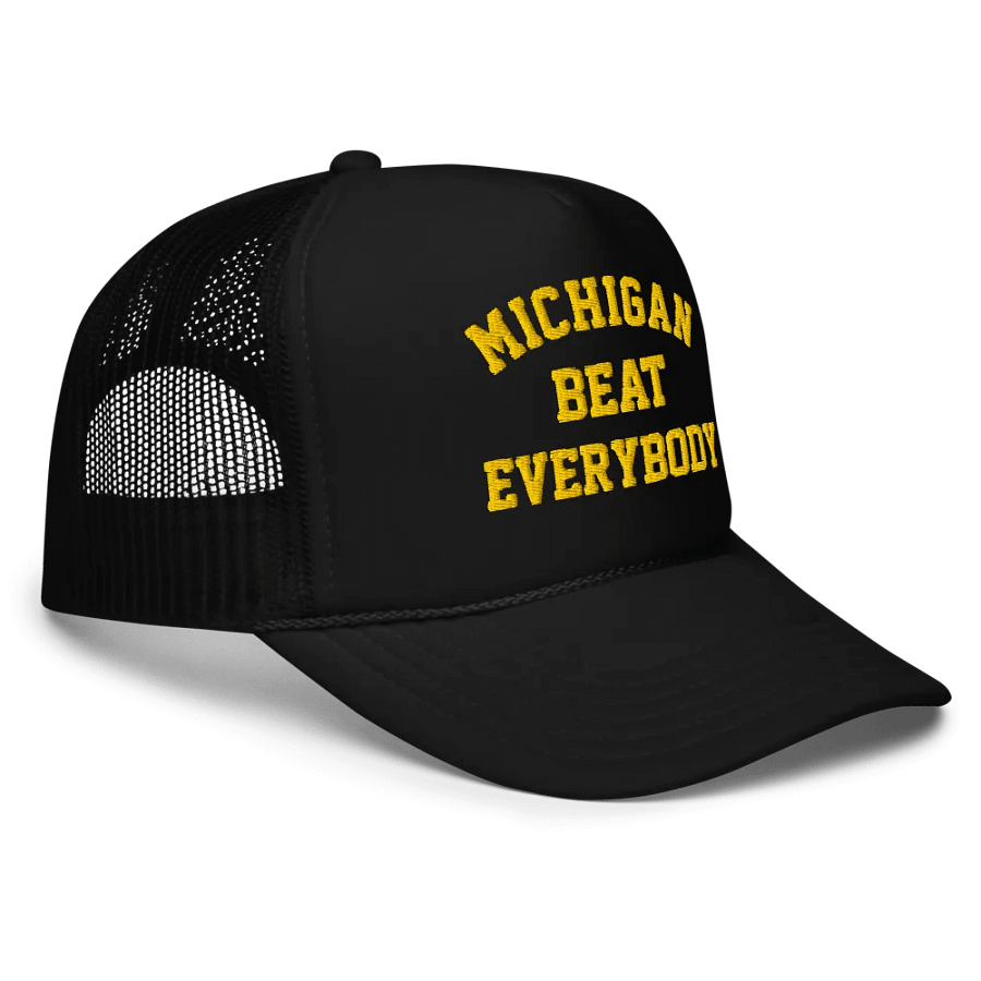 Michigan Beat Everybody Hat - Embroidered Trucker Cap product image (4)
