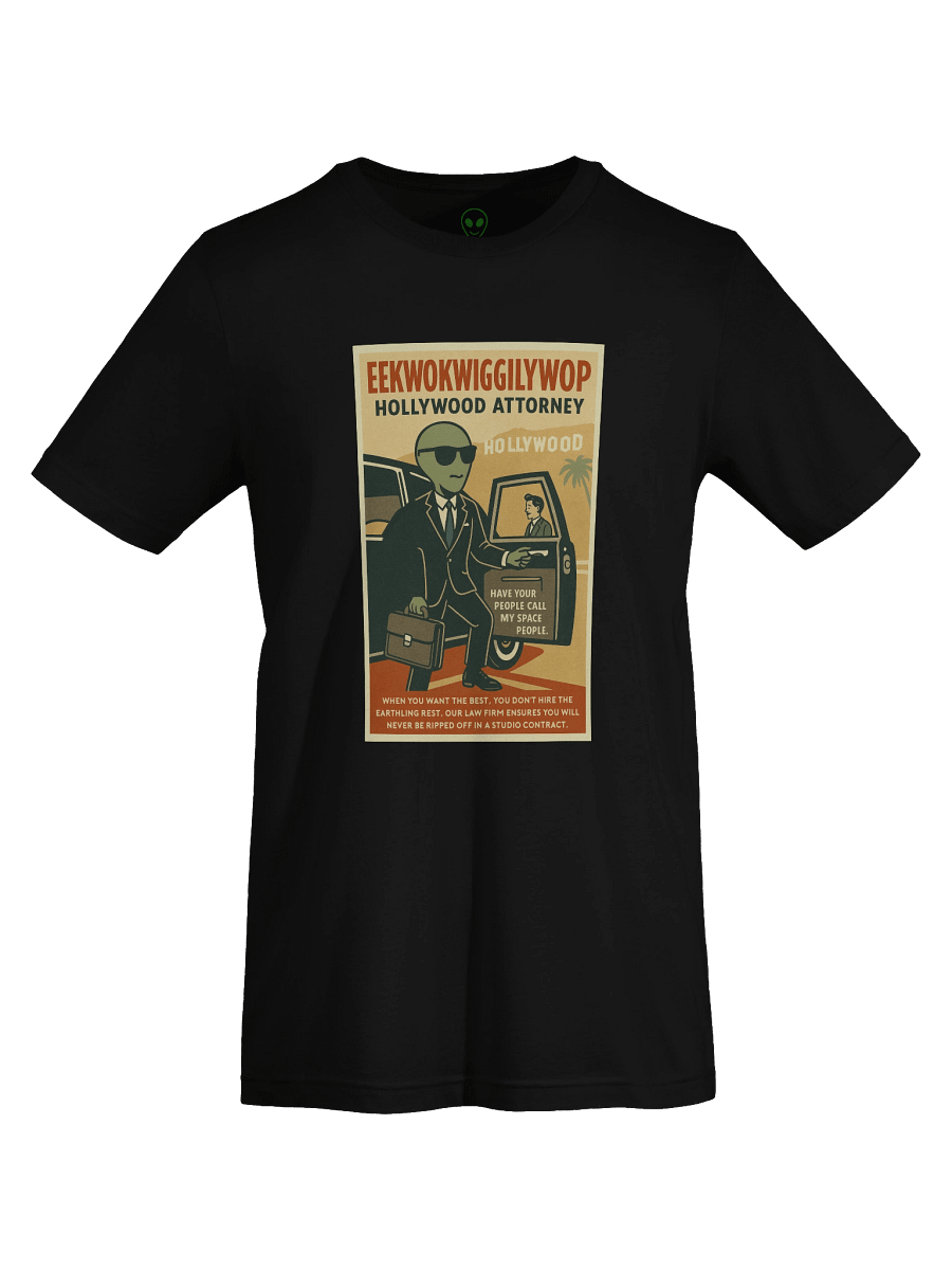 Hollywood Attorney Roswell Aliens 1950's Retro Poster Unisex T-Shirt product image (74)