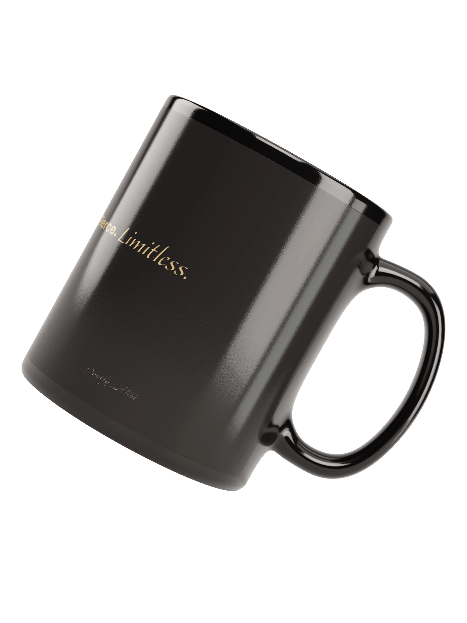Soully Mine- GOLD PRINT Moving Forward. Free. Fierce. Limitless Mug product image (1)