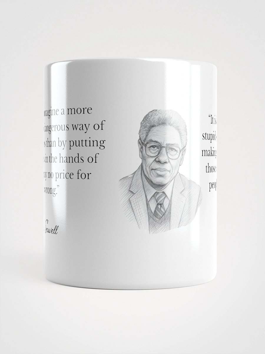 “No Price for Being Wrong” Quote Mug – Thomas Sowell product image (13)
