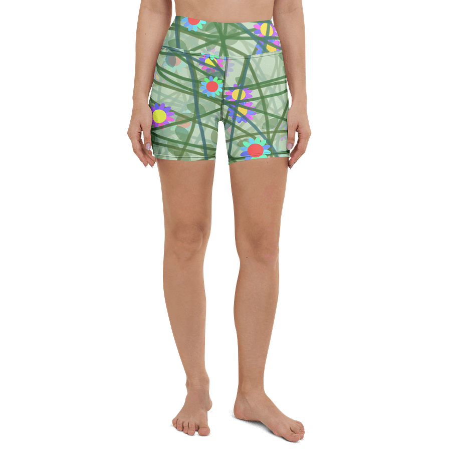 Blossom Burst Yoga Shorts product image (2)