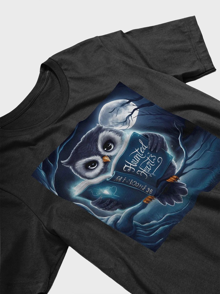 Owl reading a book t-shirt, halloween theme product image (3)