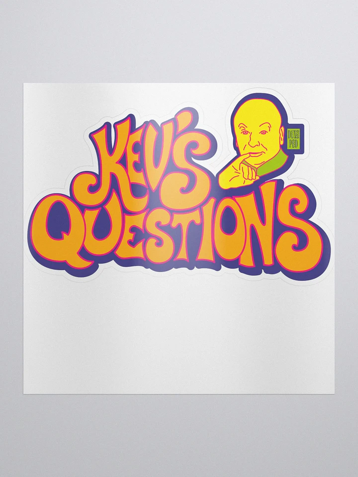 Kev's Questions Sticker! product image (1)