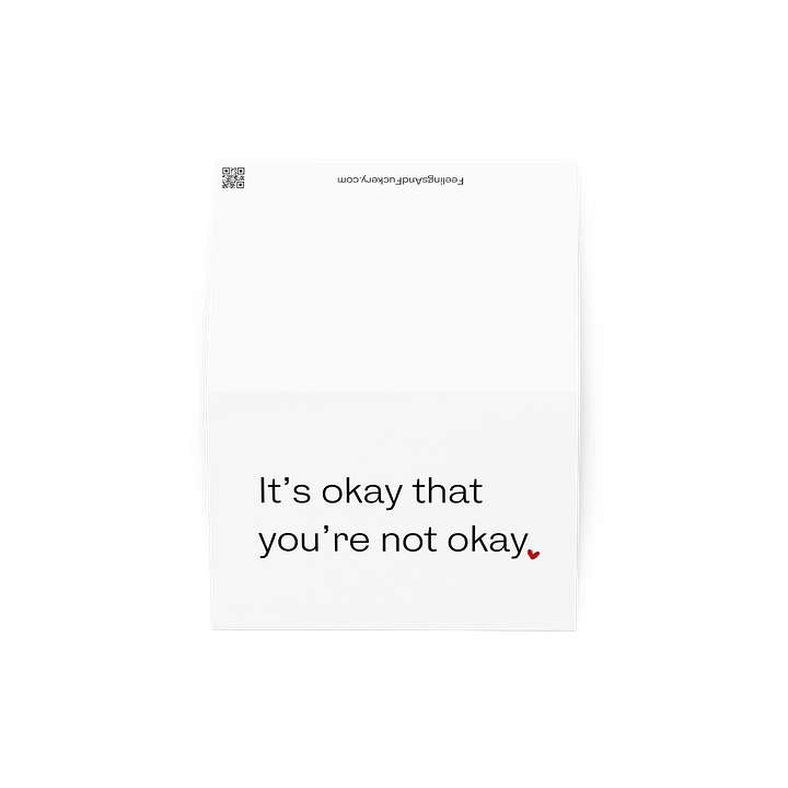 IT'S OKAY THAT YOU'RE NOT OKAY Notecard product image (4)