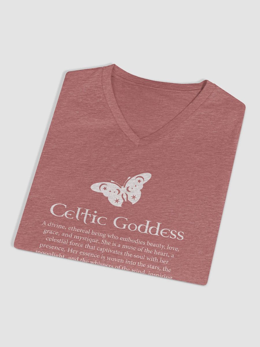 Celtic Goddess One-Sided, Butterfly Relaxed Fit V-Neck product image (10)