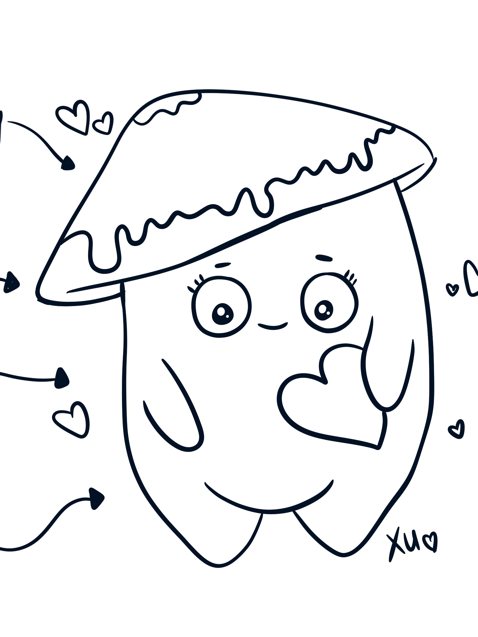 Bean Okay Coloring Page product image (1)