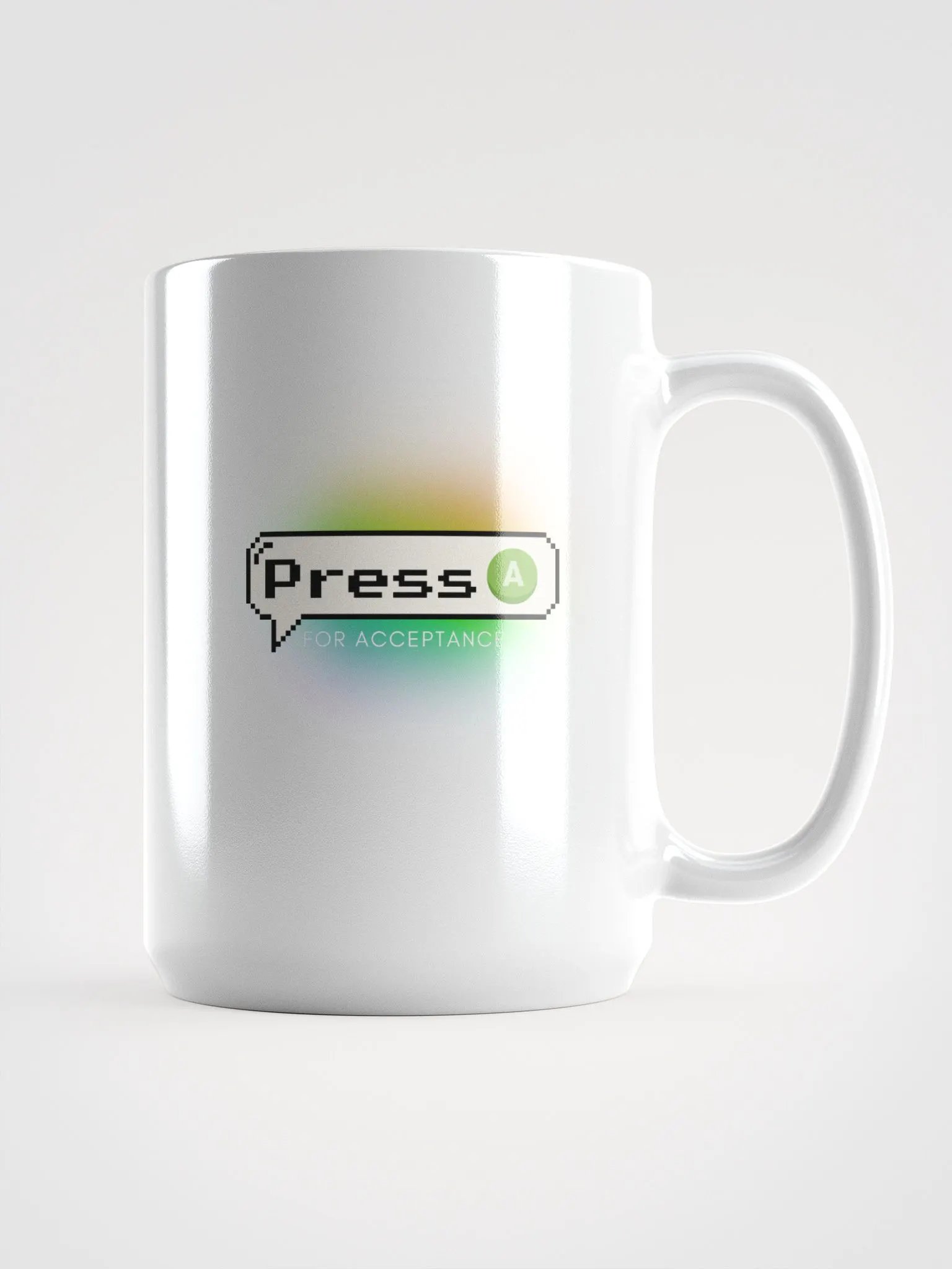 Press A for Acceptance - 2WGO Pride Merch - Cup product image (1)