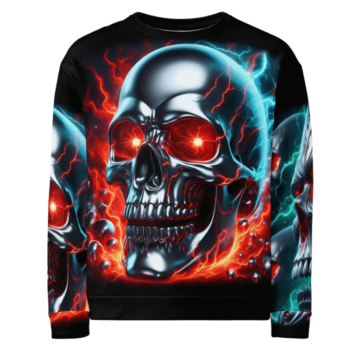 Electric Skull - Unisex Sweatshirt #1 product image (1)