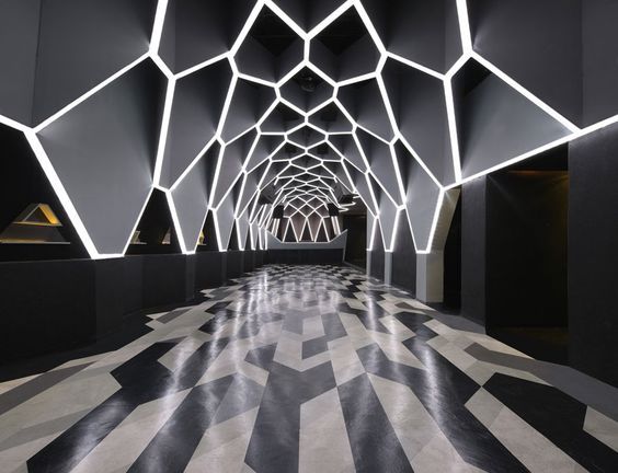 Hexagonal Cells Parametric Ceiling Design Grasshopper Rhino Files Download product image (1)