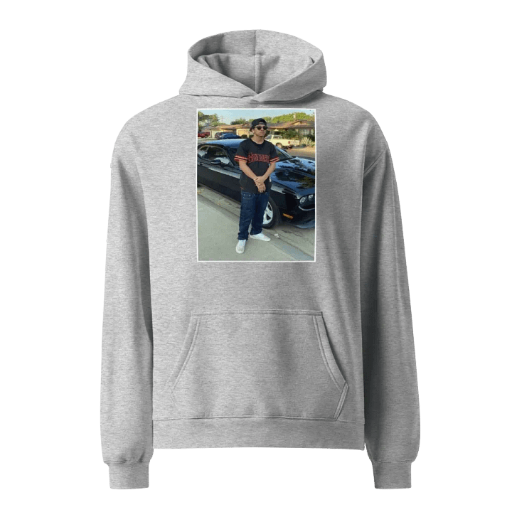 Bino Premium Oversized Hoodie Gray product image (1)