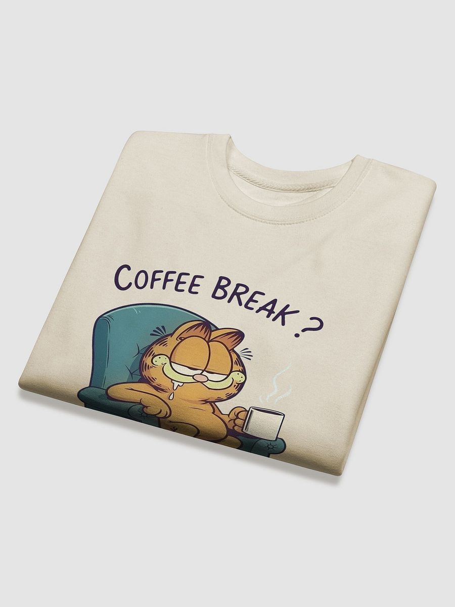 Coffee Break Cat Premium Sweatshirt product image (4)