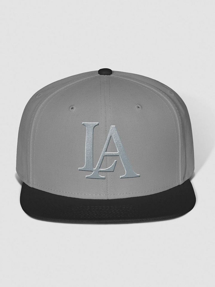 LA hat gry silv product image (1)