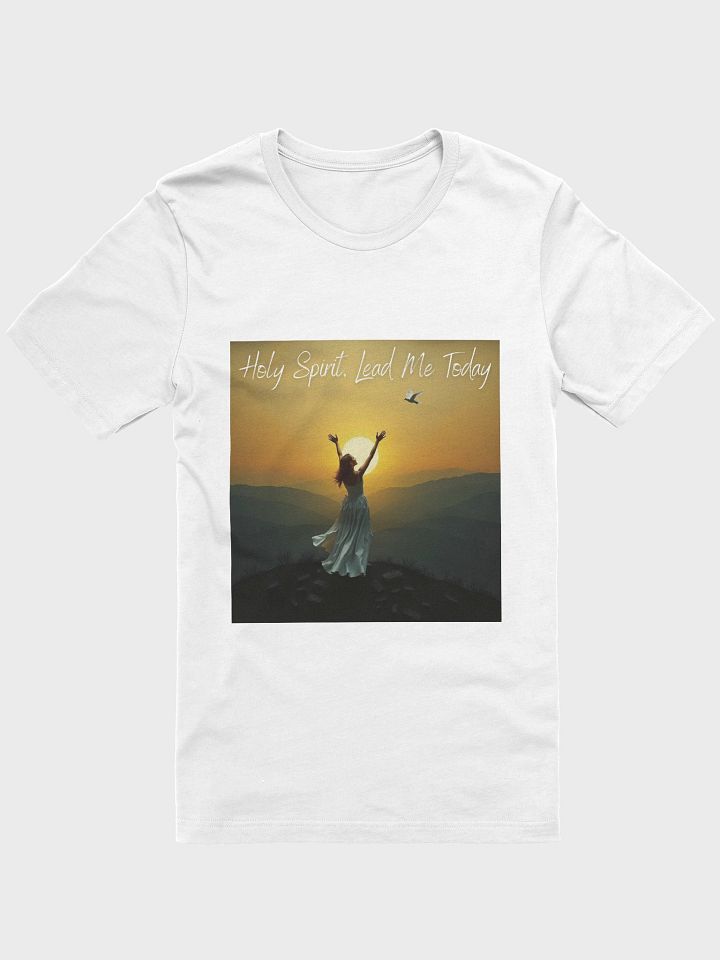 Daily Christian Prayer Shirt | ‘Holy Spirit, Lead Me Today’ Unisex T-Shirt product image (2)