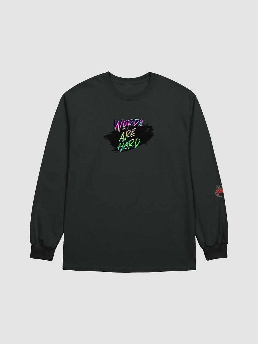 Synisisms Collection - Words Are Hard Long Sleeve Tee product image (1)