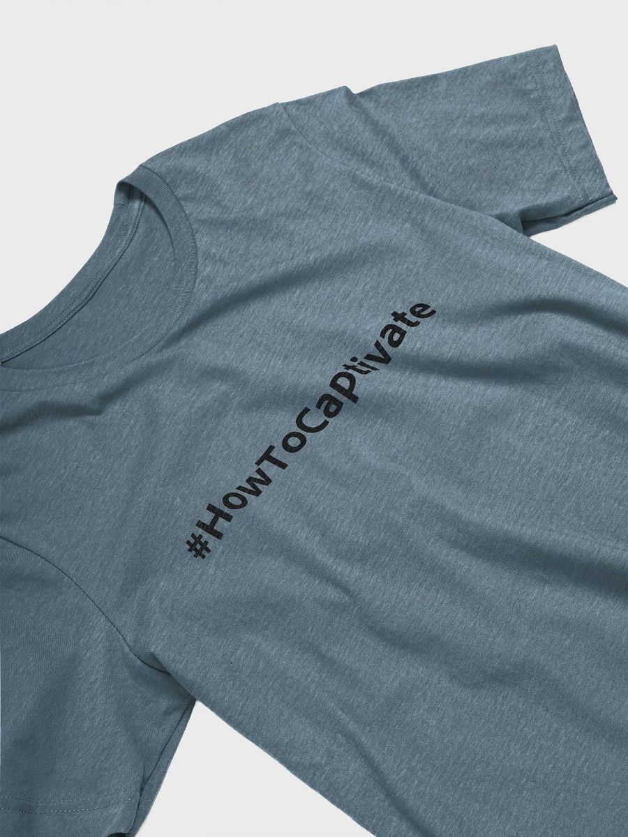 Heather Deep Teal Bella+Canvas Supersoft T-Shirt product image (3)