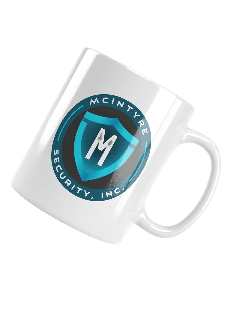 White Ceramic Mug - McIntyre Security Inc logo product image (10)