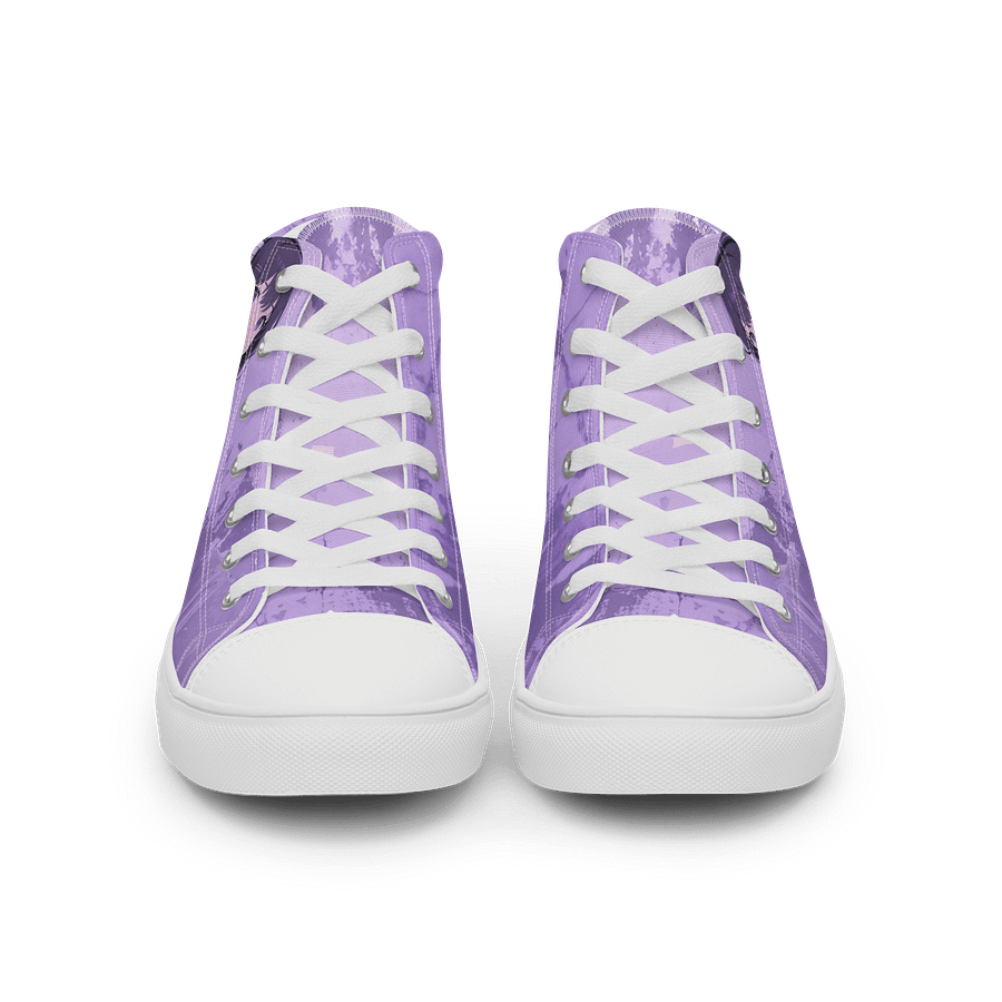 Purple Anime Muse Canvas High Tops product image (3)