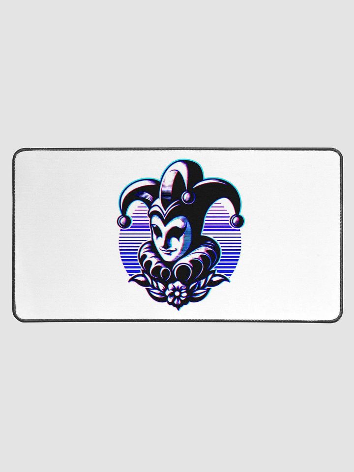 the white jester deskmat product image (1)