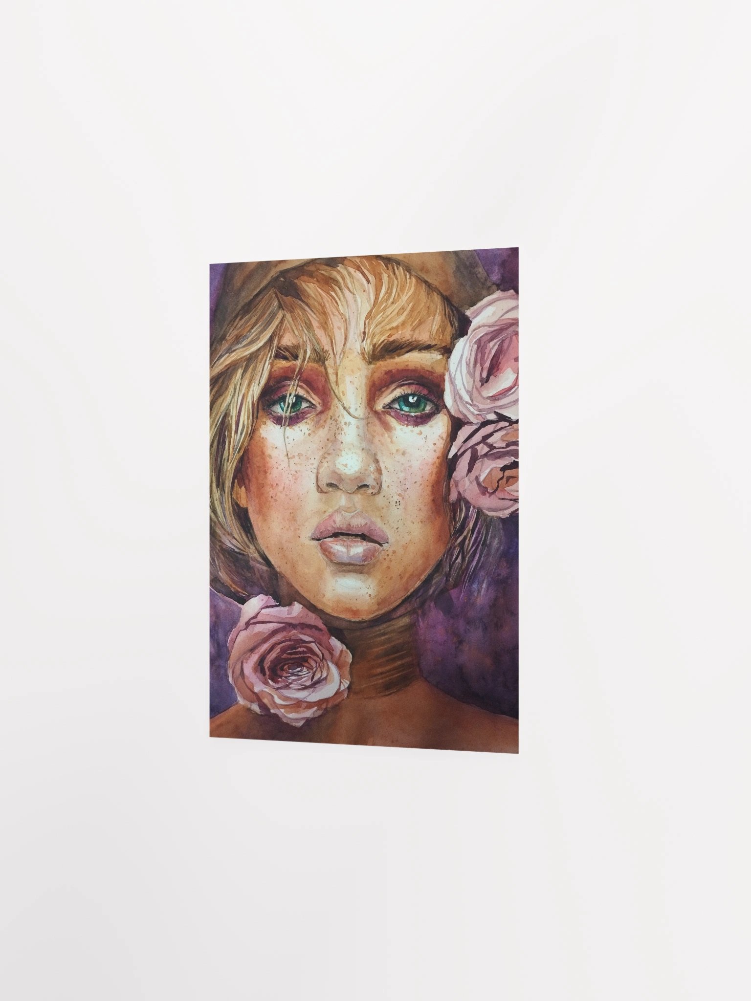 Freckled Beauty - Watercolor Poster product image (15)