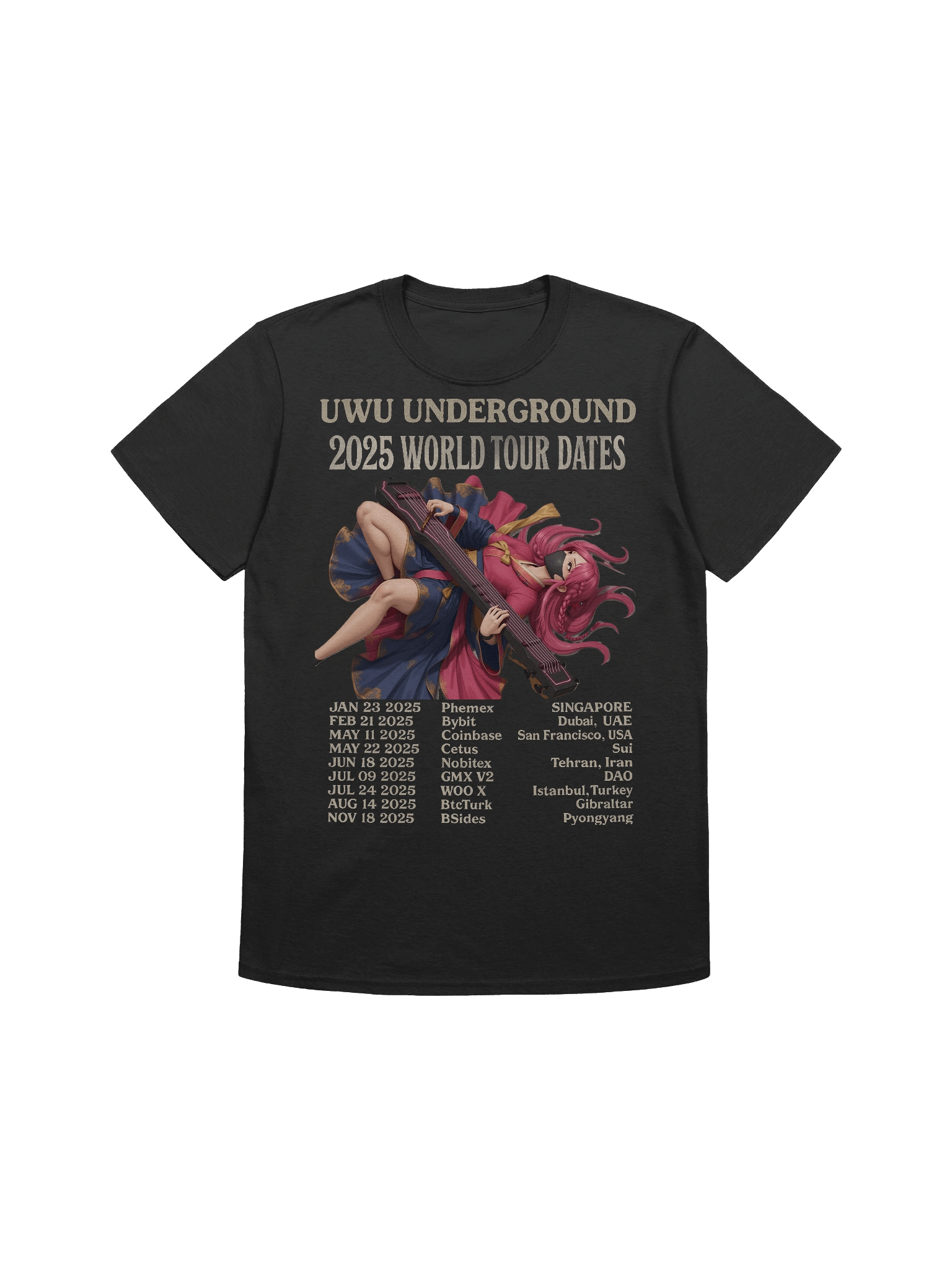 UwU World Tour - Yuki - Ltd Edition - 2025 - Tour Shirt Soft product image (1)