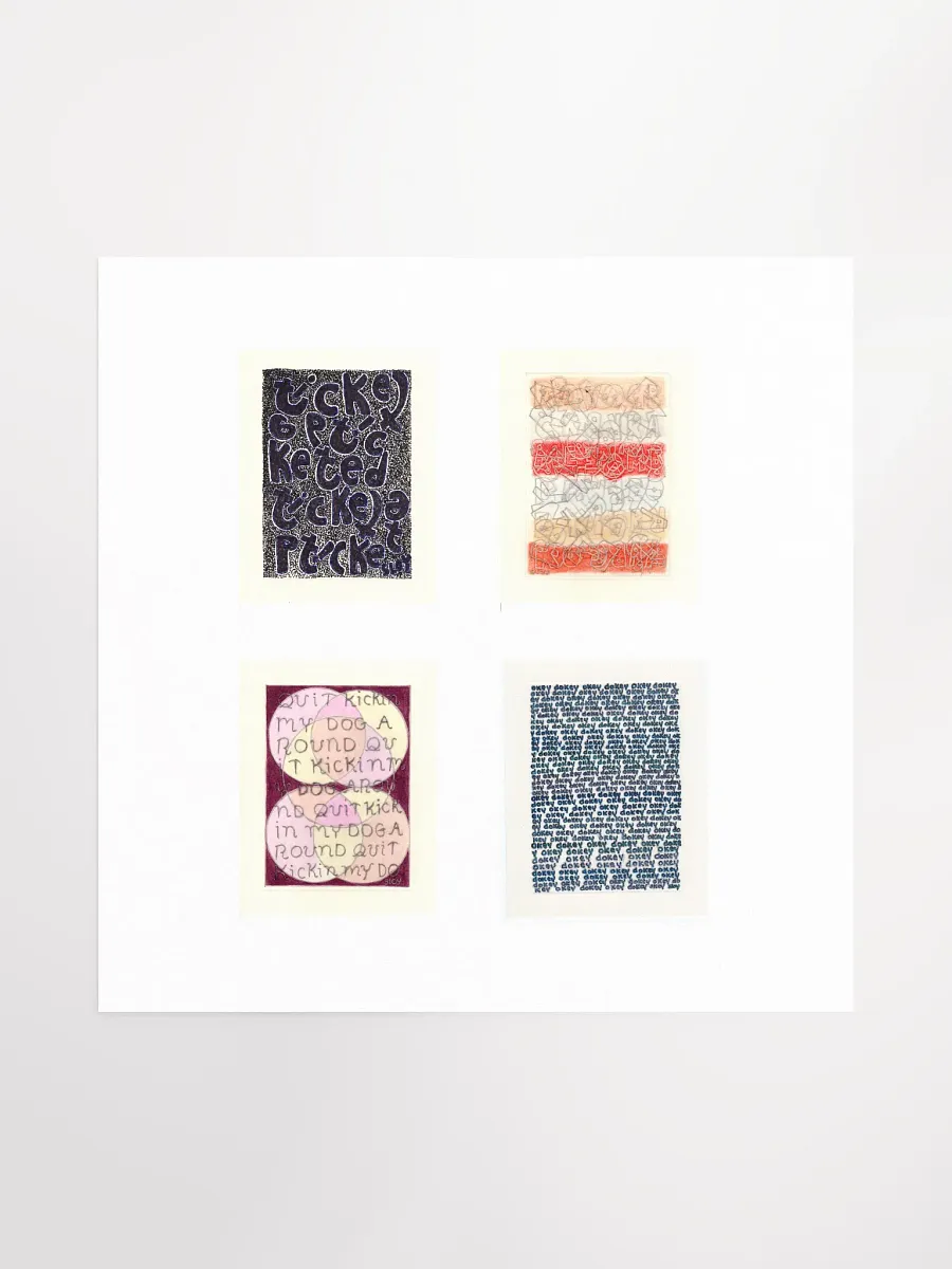 Build Your Own Four Panel Card Art (vertical orientation) product image (4)