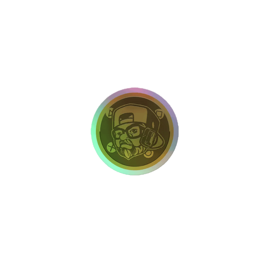 The Trophy Hunter Coin Holographic Sticker product image (1)