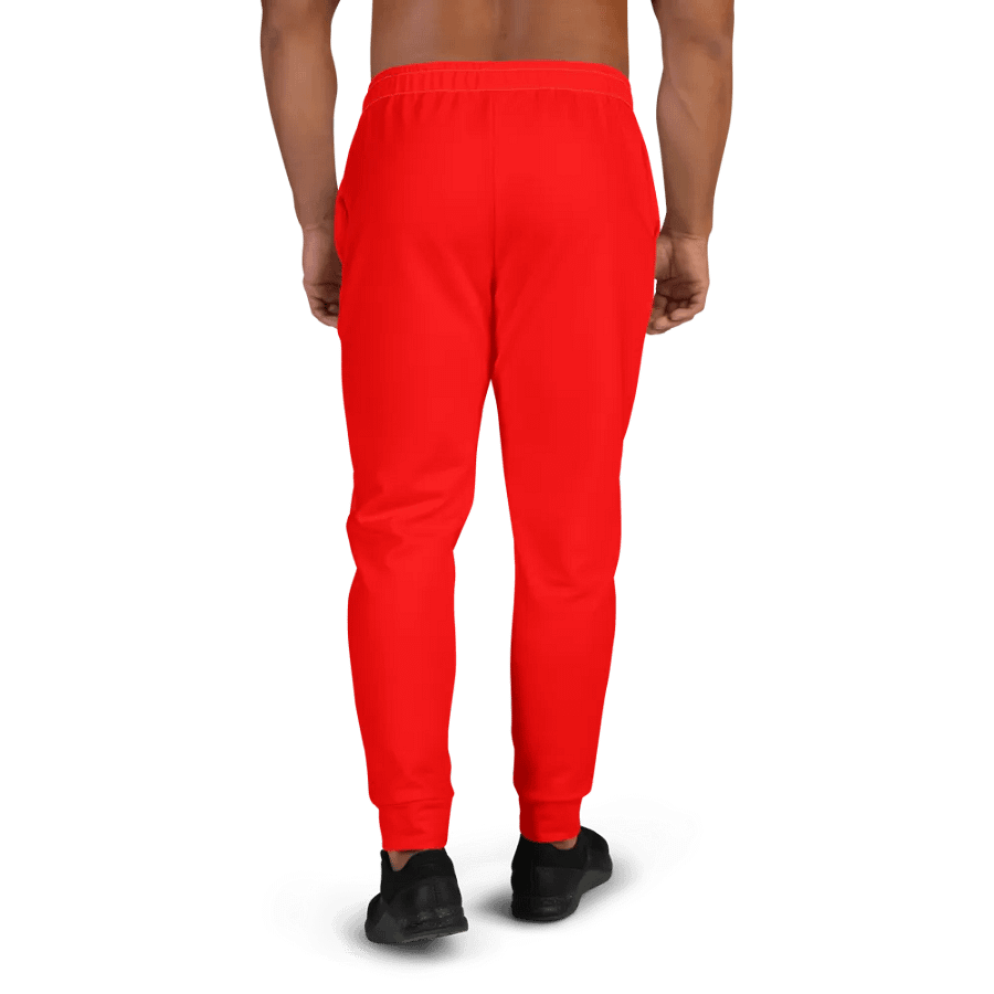 Plain Color Red Joggers product image (2)